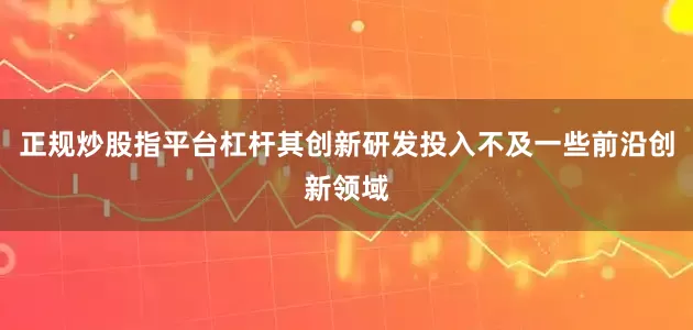 正规炒股指平台杠杆其创新研发投入不及一些前沿创新领域